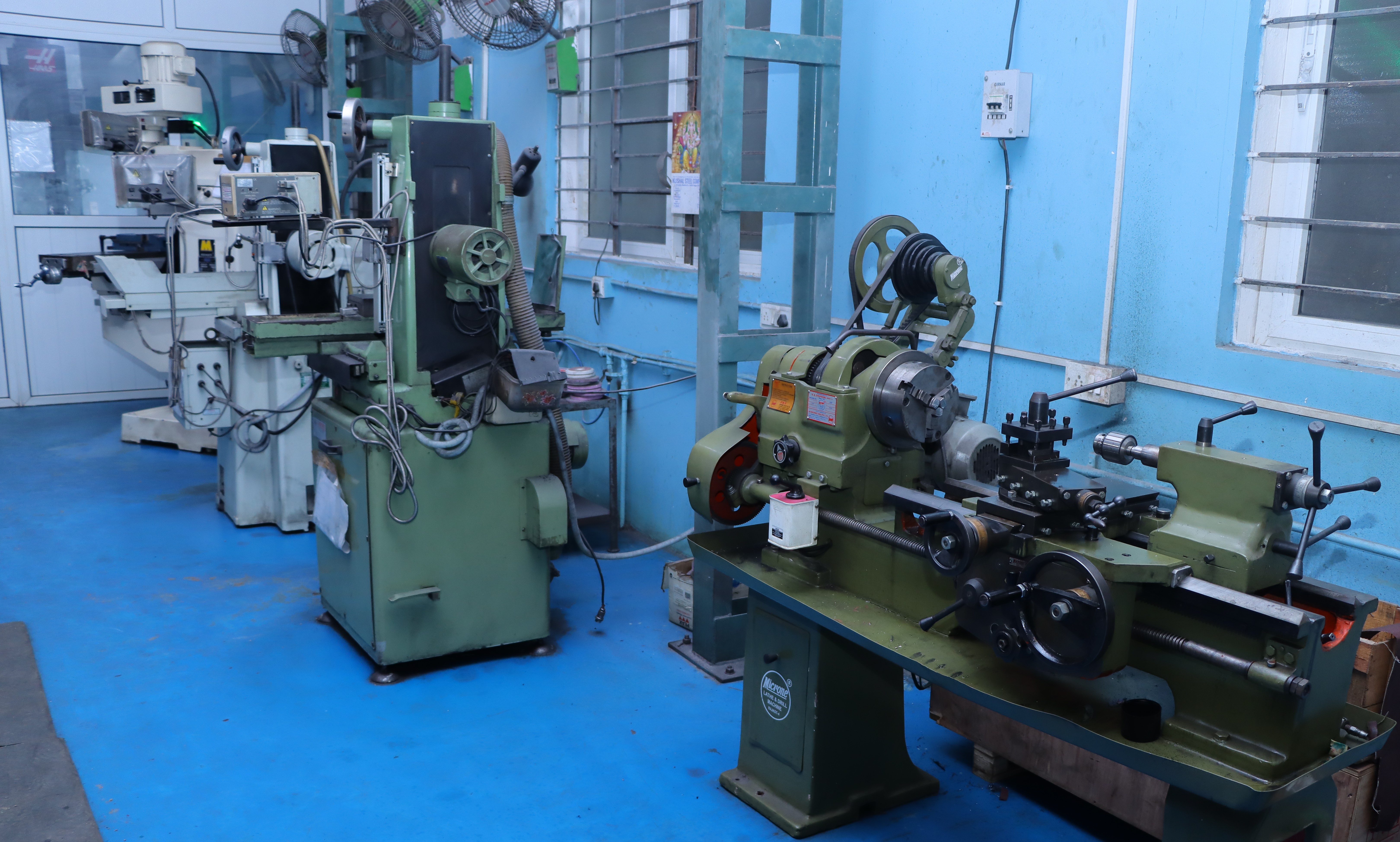 Milling, Surface Grinding & Lathe Machines